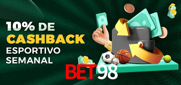 10% de bônus de cashback na bet98